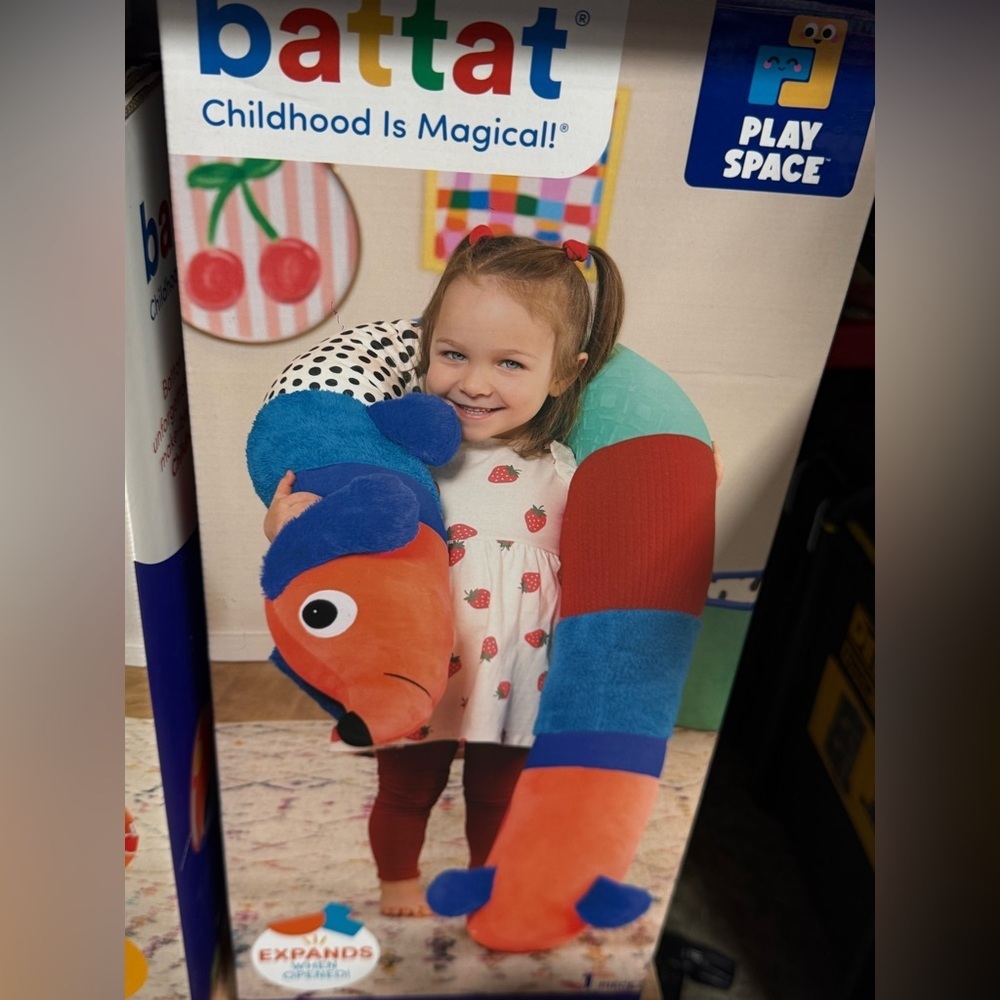 Battat Colorful Plush Snake Toy for Kids NEW - Picture 2 of 2